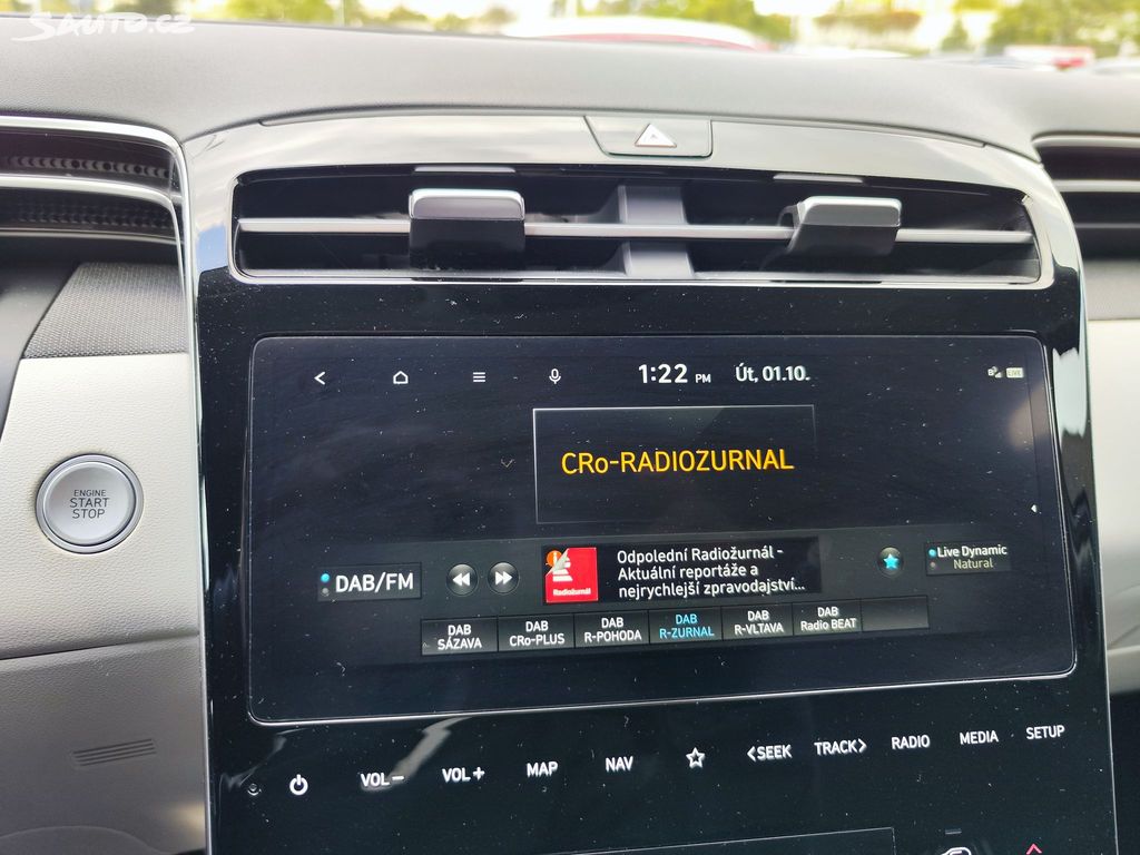 Radiožurnál DAB Hyundai Tucson